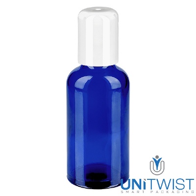 Bild 50ml Roll-On Flasche weiss STD BlueLine UT18/50