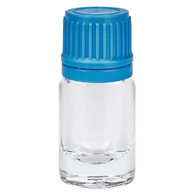 Bild 5ml Flasche 11mm SV blau OV ClearLine UT18/5