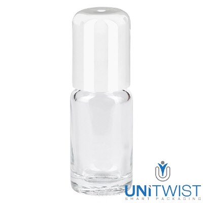Bild 10ml Roll-On Flasche weiss STD ClearLine UT18/10